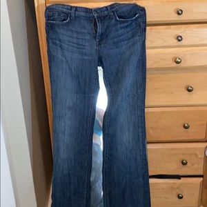 7 for all mankind Denim mid rise boot cut jeans